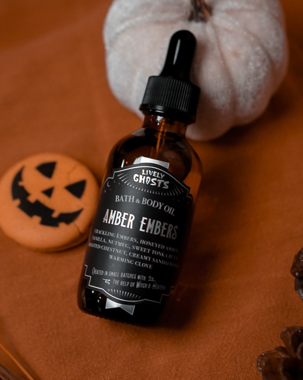 Amber Embers Bath & Body Oil Lively Ghosts