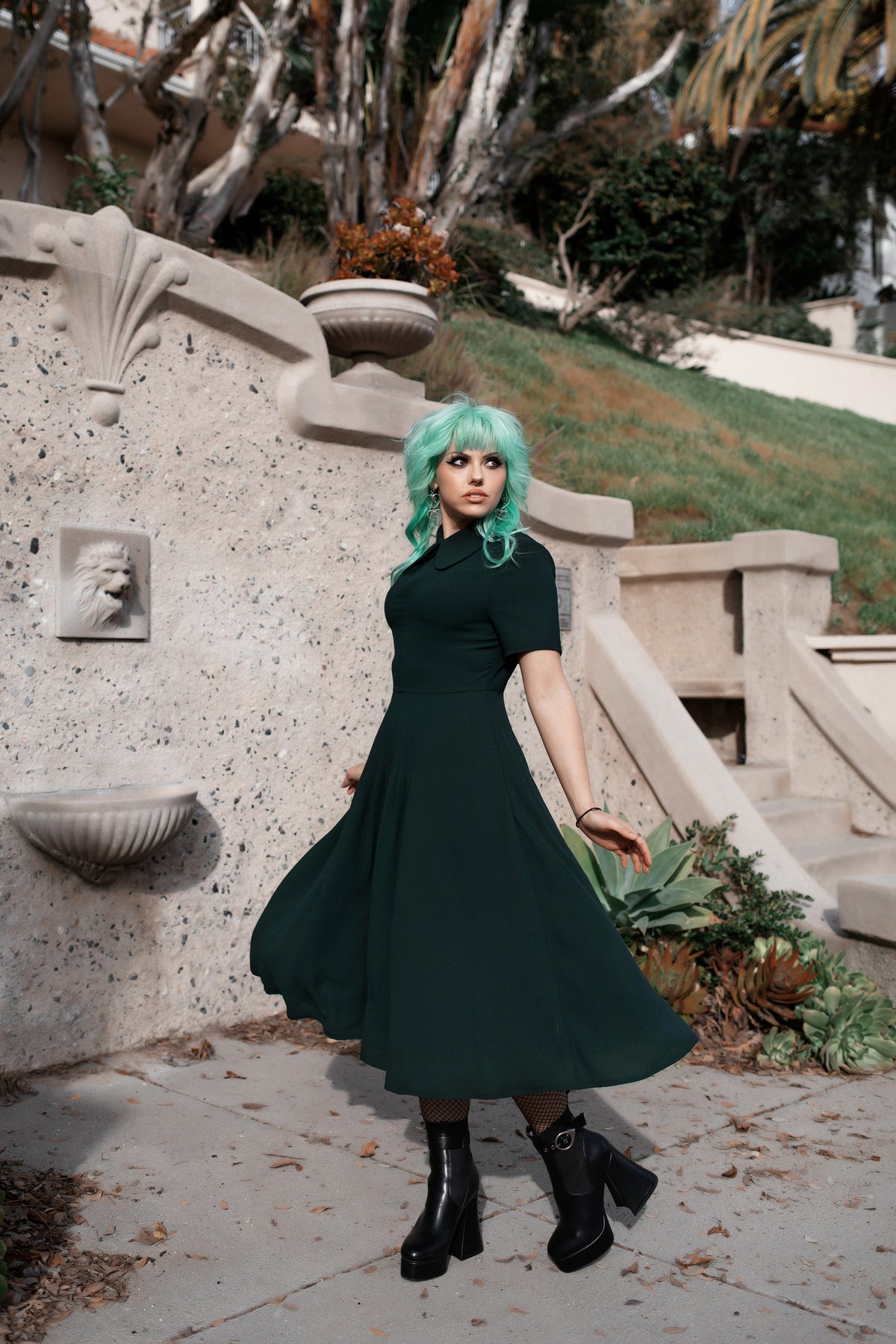Regan dress in Hildegard