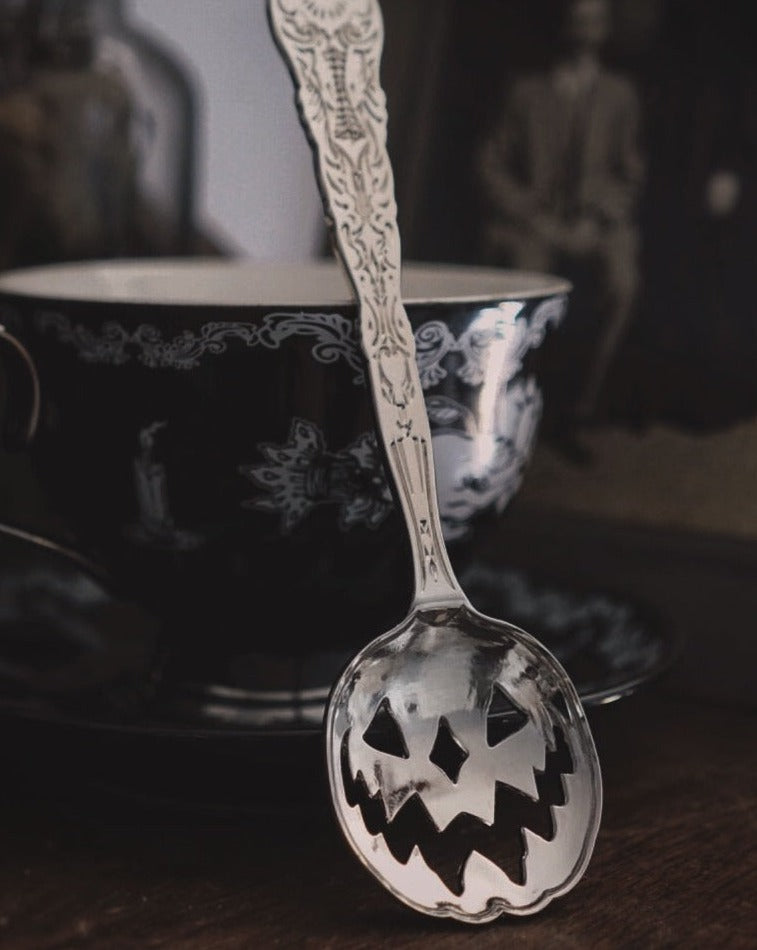  Ceramic Bone Spoons - Set of 6 - Spooky Valentines Day
