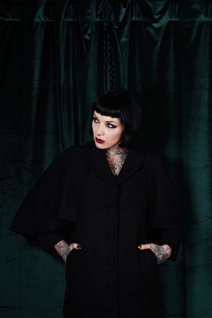 The Nevermore Caped Coat