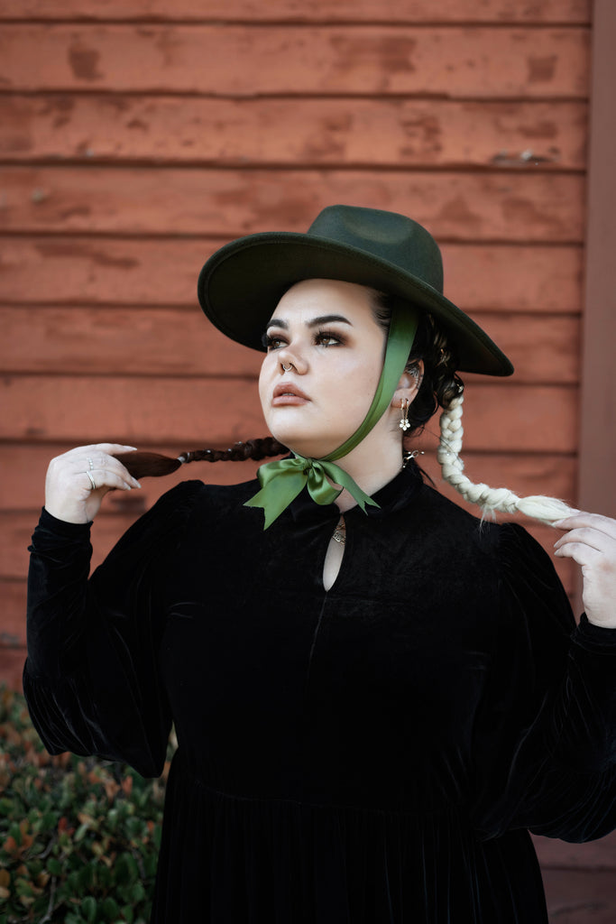 Olive | Lively Ghosts Veiled Hat
