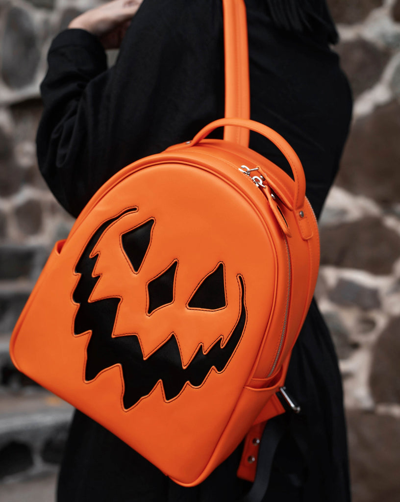 Haunted Backpack Orange Haunted Hallows Backpack | Lively Ghosts