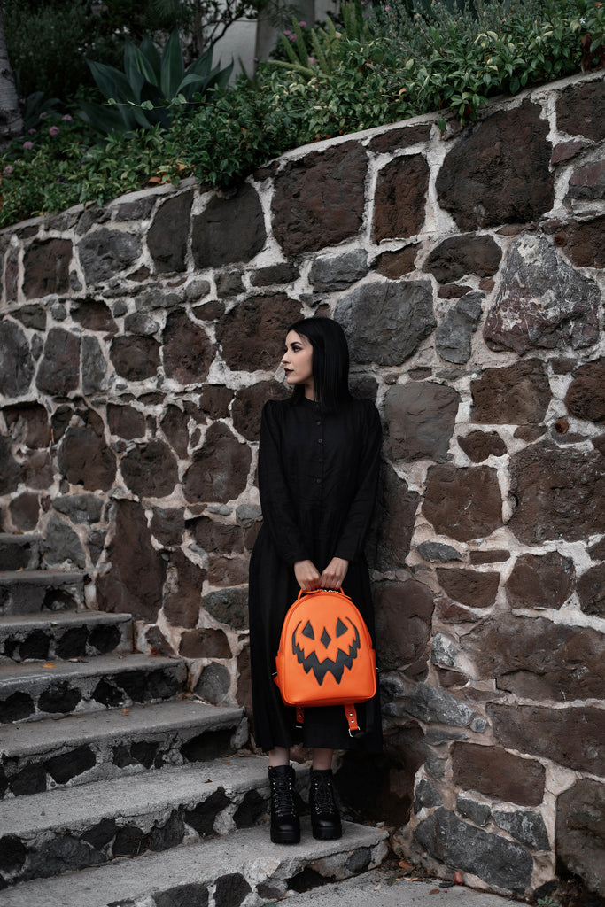 Orange Haunted Hallows Backpack | Lively Ghosts