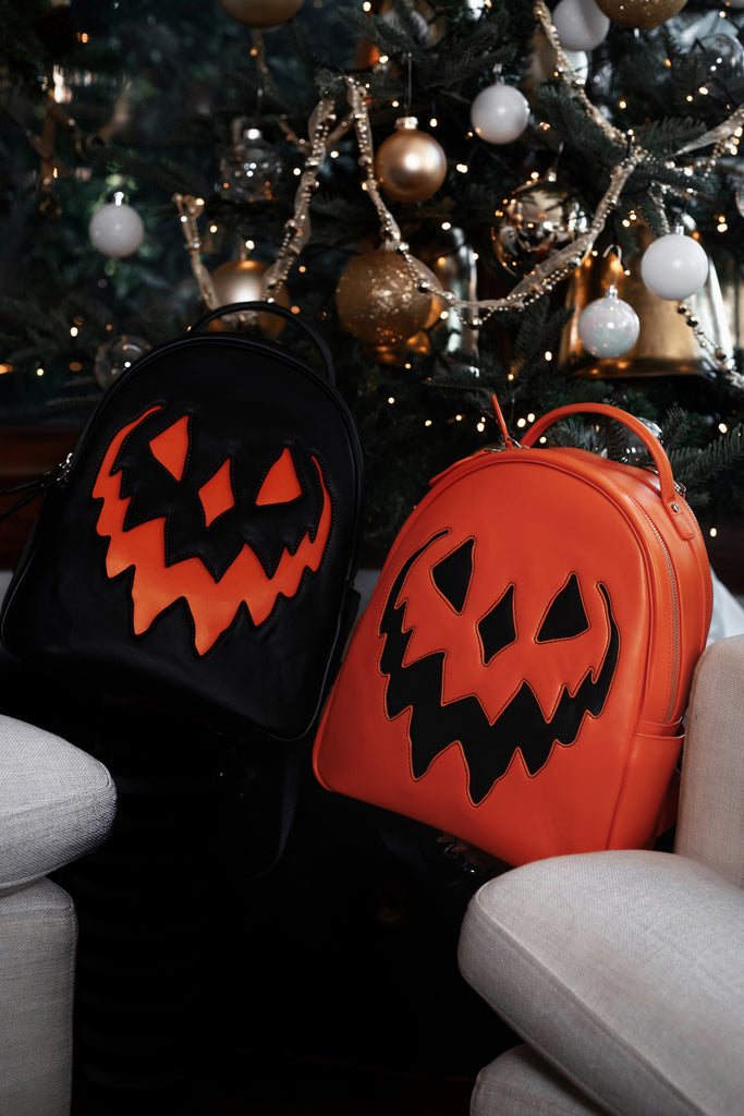 Orange Haunted Hallows Backpack | Lively Ghosts