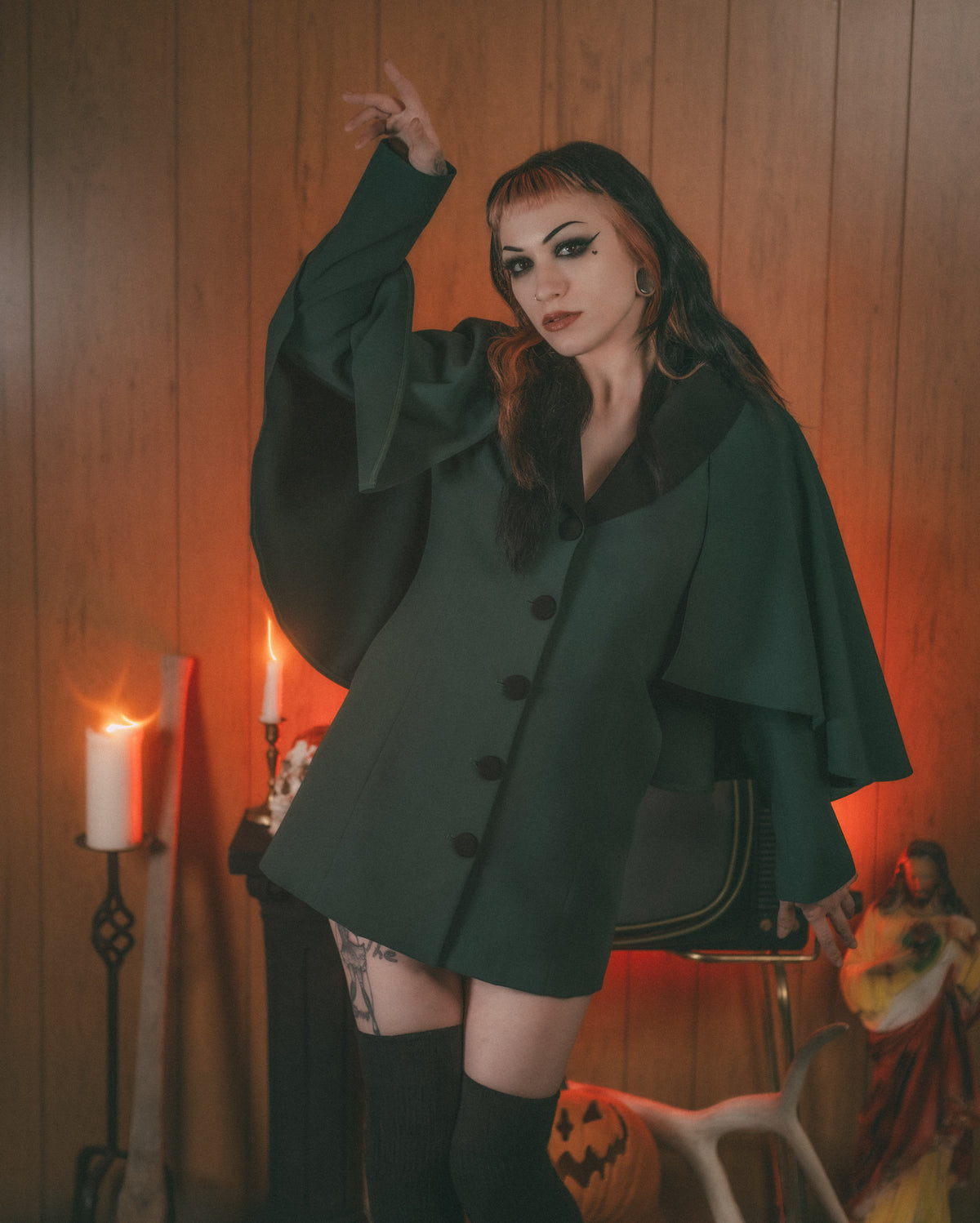 The Ghost Host Caped Coat | Lively Ghosts