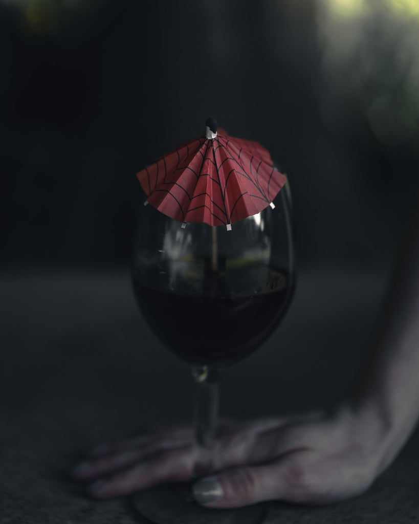 Haunted Spirits 'Vampweb' | Spooky Cocktail Umbrellas [15 Pack]