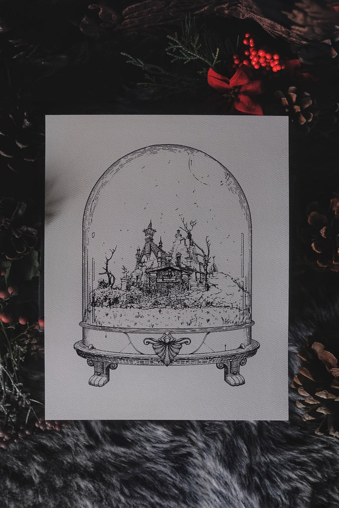 Edward Scissorhands Castle: Houses of Horror | Art Print