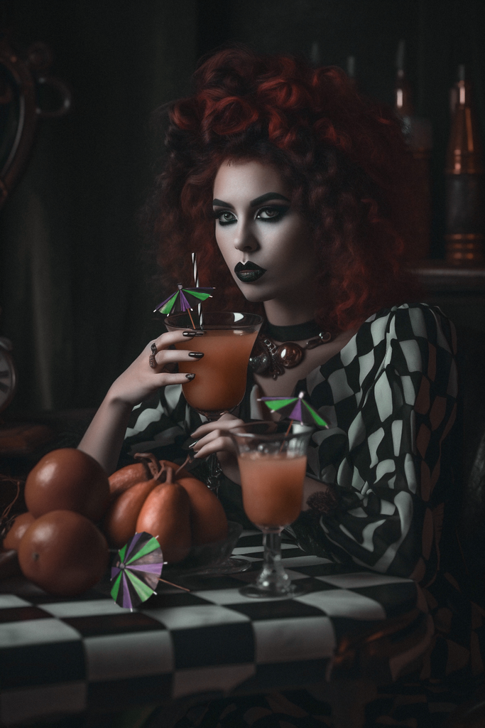 Haunted Spirits 'Beetle Juice' | Spooky Cocktail Umbrellas [15 Pack]