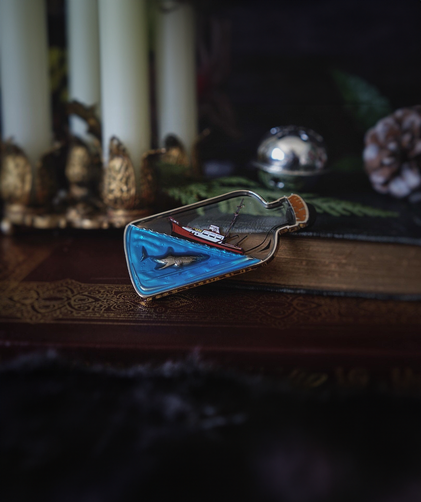Shipwrecked — A Jaws Inspired Pin