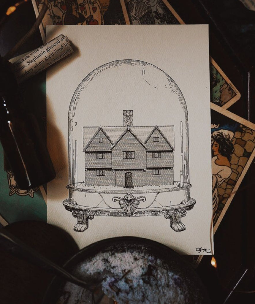 Salem Witch House: Houses of Horror | Art Print