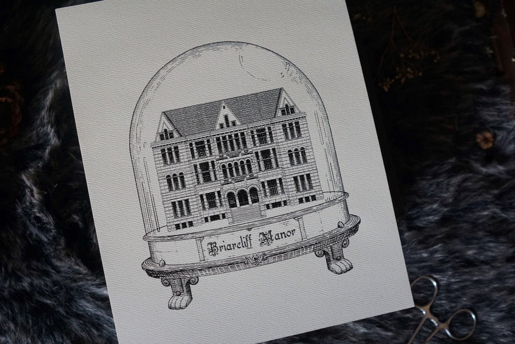 Briarcliff Manor (AHS Asylum): Houses of Horror | Art Print