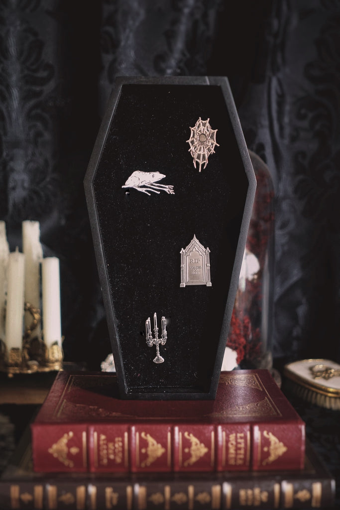 Black Classic | Coffin Pin Board — Various Sizes