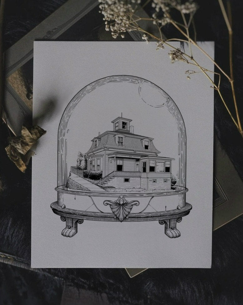 Hocus Pocus House: Houses of Horror | Art Print