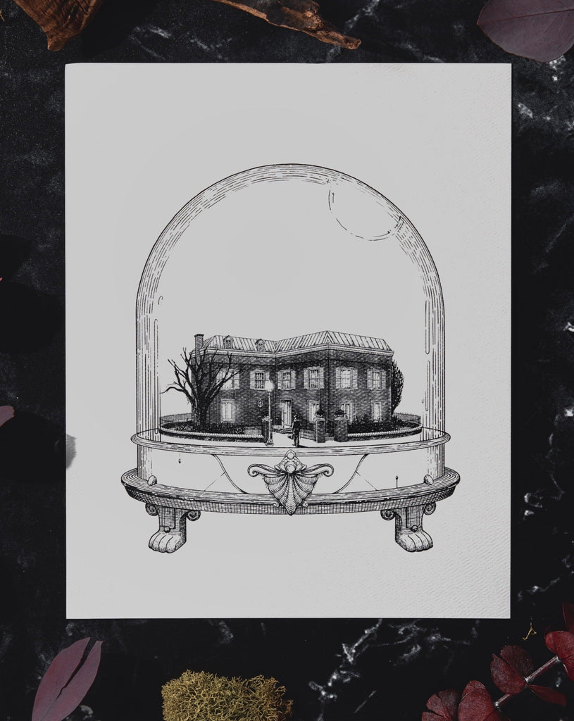 The Exorcist House: Houses of Horror | Art Print