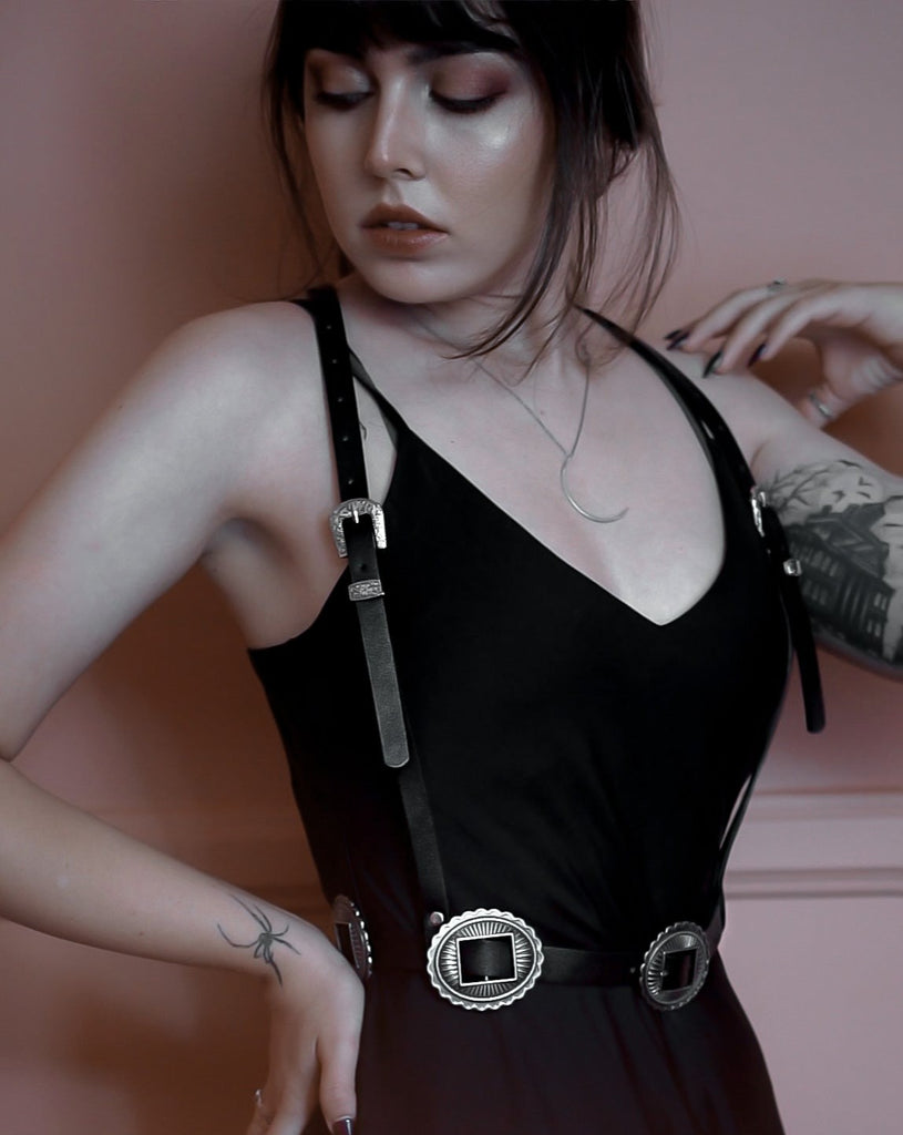 The ‘Mojave Poison’ Western Goth Conch Harness