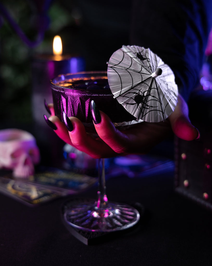 Haunted Spirits 'Spiders' | Spooky Cocktail Umbrellas [15 Pack]