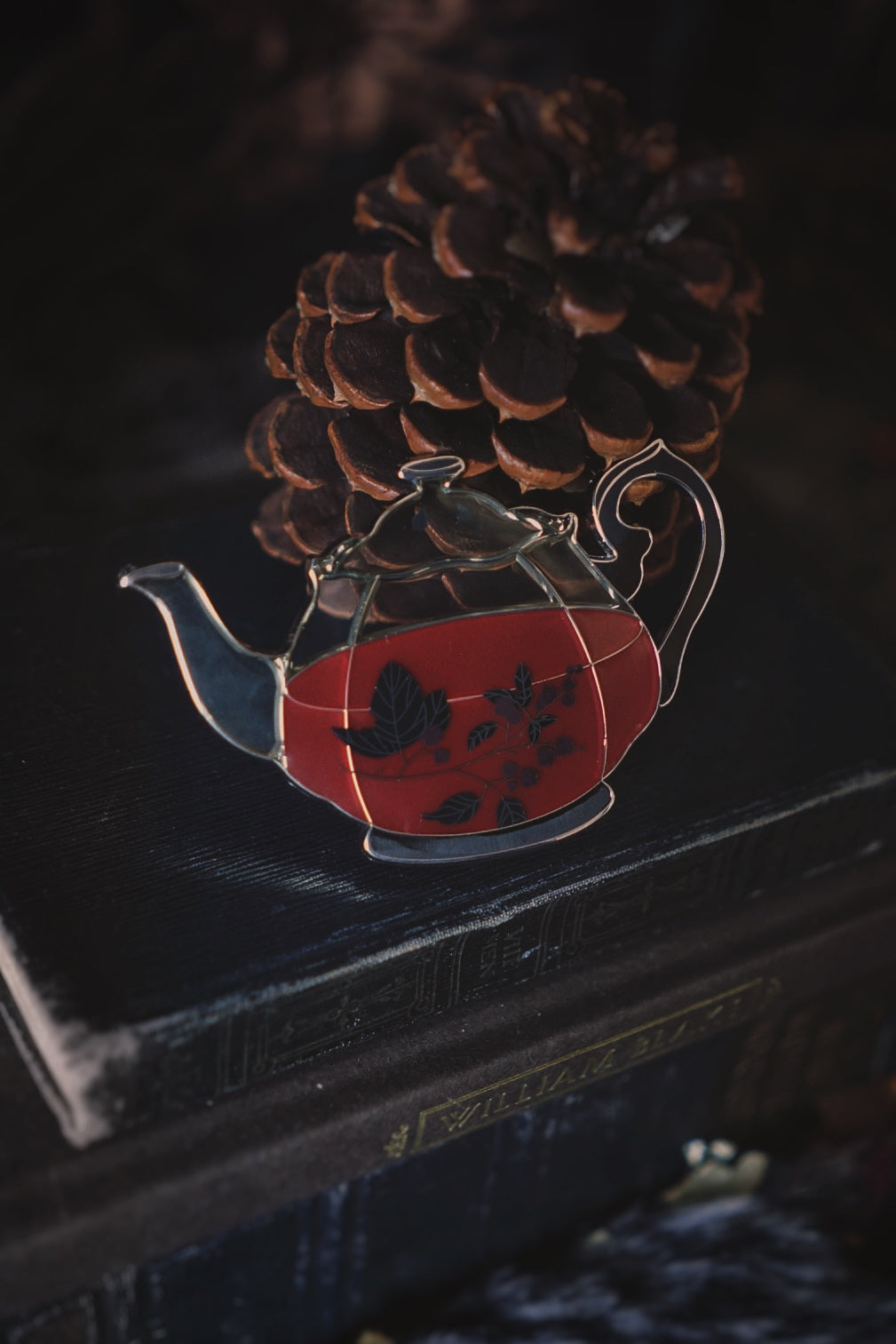 Mourning Tea Pin | Lively Ghosts