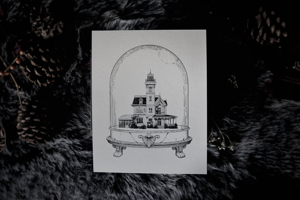 Practical Magic House: Houses of Horror | Art Print